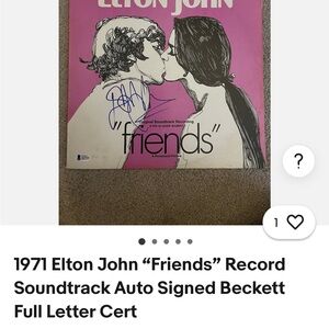 Elton John 'Friends' Record Soundtrack